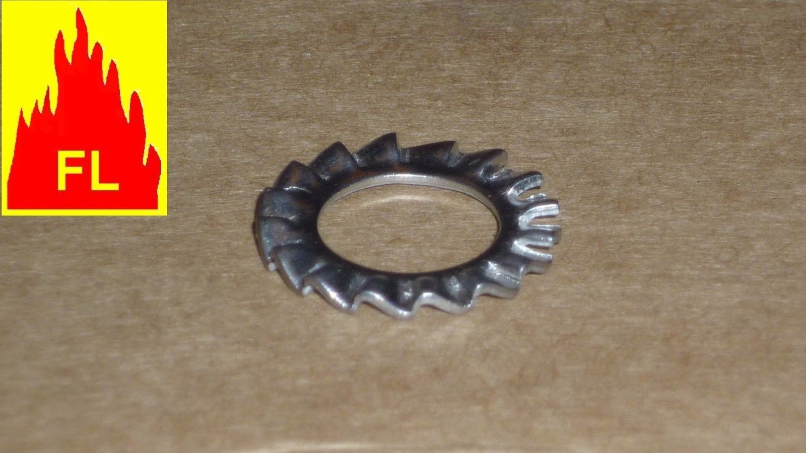 Rondelle éventail à denture extérieure inox A2  pour vis M3.0  ( les 25 )