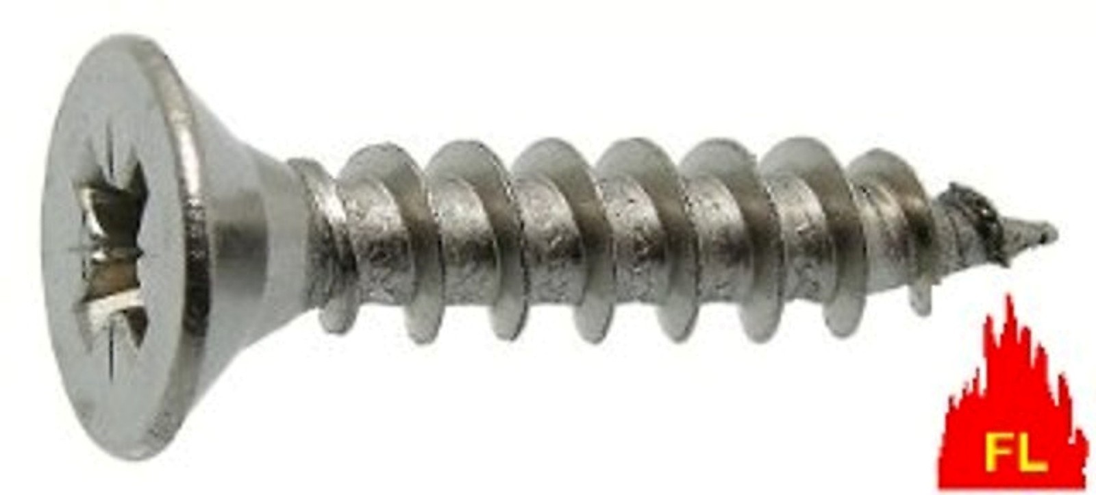 VIS INOX A2  304 L AGGLOMERE BOIS  TETE FRAISEE POZIDRIVE PRO